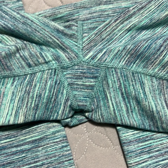 Lululemon Wunder Under Hi Rise Space Dye Camo Alberta Lake Fresh Teal - Picture 6 of 6